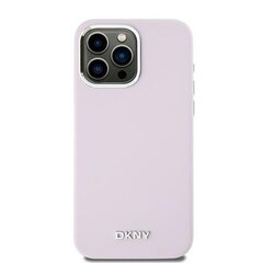 DKNY DKHMP15XSMCHLP iPhone 15 Pro Max 6.7" różowy|pink hardcase Liquid Silicone Small Metal Logo MagSafe цена и информация | Чехлы для телефонов | 220.lv