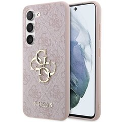 Guess GUHCSA354GMGPI A35 A356 różowy|pink hardcase 4G Big Metal Logo цена и информация | Чехлы для телефонов | 220.lv