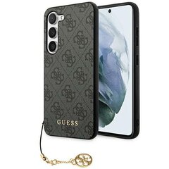 Guess GUOHCSA55G4GFGR A55 A556 czarny|black hardcase 4G Metal Gold Logo цена и информация | Чехлы для телефонов | 220.lv