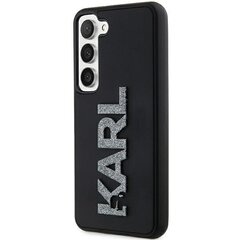 Karl Lagerfeld 3D Rubber Glitter Logo Hardcase cena un informācija | Telefonu vāciņi, maciņi | 220.lv