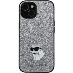 Original Pouch KARL LAGERFELD hardcase Fixed Glitter Choupette Logo Metal Pin KLHCSA35GKNPSK for Samsung Galaxy A35 black цена и информация | Чехлы для телефонов | 220.lv