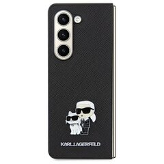 Karl Lagerfeld KLHCSA55SAKCNPK A55 A556 hardcase czarny|black Saffiano Karl&Choupette Pin цена и информация | Чехлы для телефонов | 220.lv