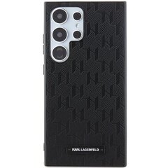 Karl Lagerfeld KLHCS24LSAKLHPK S24 Ultra S928 hardcase czarny|black Saffiano Mono Metal Logo цена и информация | Чехлы для телефонов | 220.lv