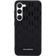 Karl Lagerfeld Saffiano Mono Metal Logo Hardcase cena un informācija | Telefonu vāciņi, maciņi | 220.lv