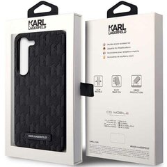 Karl Lagerfeld KLHCS24SSAKLHPK S24 S921 hardcase czarny|black Saffiano Mono Metal Logo цена и информация | Чехлы для телефонов | 220.lv