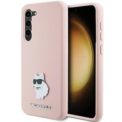 Karl Lagerfeld Silicone Choupette Metal Pin Hardcase cena un informācija | Telefonu vāciņi, maciņi | 220.lv