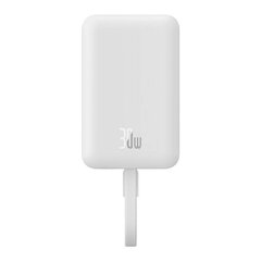 Powerbank Baseus Magnetic Mini 10000mAh 30W MagSafe (white) цена и информация | Зарядные устройства Power bank | 220.lv