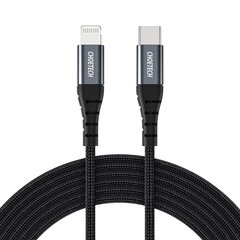 USB-C - Кабель Lightning Choetech IP0042 MFi 480Мбит/с 3А 3м - черный цена и информация | Кабели для телефонов | 220.lv