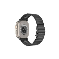 Ремешок Amazing Thing из титановой стали TSE49BK для Apple Watch 49/45 черный цена и информация | Аксессуары для смарт-часов и браслетов | 220.lv