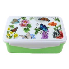 Коробка для завтрака Butterfly Meadows с зажимом цена и информация | Посуда для хранения еды | 220.lv