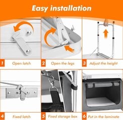 Складной походный стол цена и информация | Туристическая мебель | 220.lv