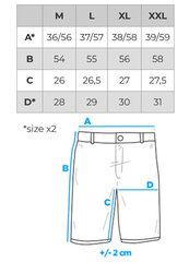 Šorti vīriešu Edoti W503, pelēki cena un informācija | Vīriešu šorti | 220.lv