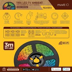 LED lente Muvit 24 W cena un informācija | Rokas instrumenti | 220.lv