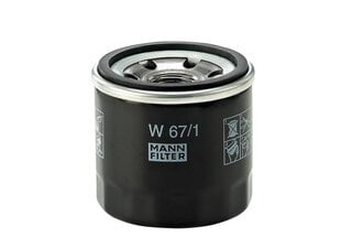 Eļļas filtrs Mann-Filter W67/1 cena un informācija | Auto piederumi | 220.lv