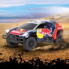 Attālināti vadāms Off Road Peugeot Red Bull Dakar Carrera cena un informācija | Rotaļlietas zēniem | 220.lv