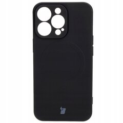 Korpuss Bizon Case Silicone Magnetic Apple iPhone 13 Pro melns cena un informācija | Telefonu vāciņi, maciņi | 220.lv