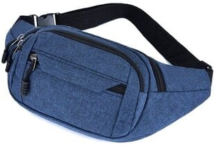 Мужская поясная сумка Т119, синяя цена и информация | Мужские сумки | 220.lv