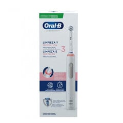 Электрическая зубная щетка Oral-B PRO 3 White цена и информация | Зубные щетки, пасты | 220.lv