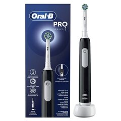 Oral-B Pro Series 1 Black Cross Action cena un informācija | Elektriskās zobu birstes | 220.lv