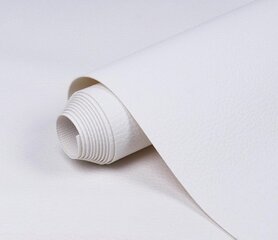 Белый ПВХ рулон искусственной кожи Forrestdecor, 1.4x25 м цена и информация | Другие принадлежности для мебели | 220.lv