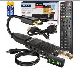 Тюнер DVB-T2 Blow 7000 FHD mini цена и информация | ТВ-тюнеры | 220.lv