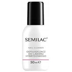 Nagu lakas noņēmējs Semilac Nail Cleaner Cleansing Fluid Pure, 50 ml cena un informācija | Nagu lakas, stiprinātāji | 220.lv