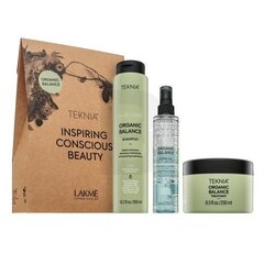 Lakmé Teknia Organic Balance Pack набор для всех типов волос 300 мл + 250 мл + 100 мл цена и информация | Средства для укрепления волос | 220.lv