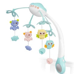 Детская кроватка-мобиль с проектором РК-813, синий цена и информация | Игрушки для малышей | 220.lv