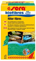 Фильтрующий элемент sera Biofibres Биоволокна тонкие 40г цена и информация | Аквариумы и оборудование | 220.lv