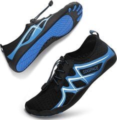 Аквасоки для плавания Sixspace 803, чёрные, синие цена и информация | Обувь для плавания | 220.lv