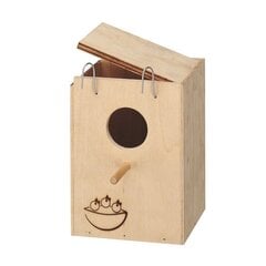 Гнездо для птиц домик Nest Small 13x12x17см цена и информация | Скворечники, кормушки, клетки | 220.lv