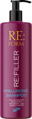 Hialuronskābes šampūns matiem RE: Form Re:filler, 400 ml cena un informācija | Šampūni | 220.lv