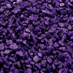 Akvārija grants Glamour Stone/Urban, 6-9mm, 2kg, violets cena un informācija | Akvāriji un aprīkojums | 220.lv