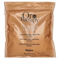 Pulveris matu balināšanai Fanola Oro Therapy 24k De-Color Keratin Highlighting, 500 g cena un informācija | Matu krāsas | 220.lv