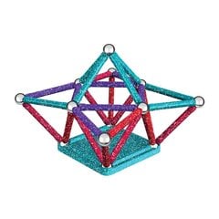 Glitter Recycled 60-piece GEOMAG GEO-536 цена и информация | Kонструкторы | 220.lv