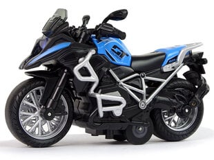 Rotaļu motocikls Lean Toys, violets/zils, 1:14 cena un informācija | Rotaļlietas zēniem | 220.lv