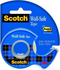 Līmlente Scotch Wall-Safe Tape 183-fdg cena un informācija | Kancelejas preces | 220.lv