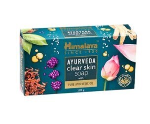 Ziepes ar ājurvēdas augiem Himalaya Clear Skin Soap, 125 g цена и информация | Ziepes | 220.lv