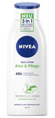 Mitrinošs ķermeņa losjons sausai ādai Nivea Body Lotion Aloe Hydration, 400 ml цена и информация | Кремы, лосьоны для тела | 220.lv