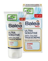 Pretgrumbu dienas krēms Balea Med Ultra Sensitive, 50 ml cena un informācija | Sejas krēmi | 220.lv