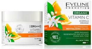 Atjaunojošs dienas un nakts krēms Eveline Organic Vitamin C Illuminating, 50 ml цена и информация | Кремы для лица | 220.lv