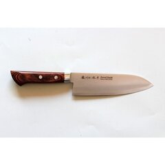 Нож Satake Shirogami Santoku, 17 см цена и информация | Ножи и аксессуары для них | 220.lv