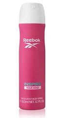 Reebok Sievietēm, Dezodorants Iedvesmo Savu Prātu, 150 ml cena un informācija | Dezodoranti | 220.lv