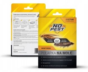 No-Pest Moth lamatas, 2 gab. 5 iepakojums цена и информация | Для борьбы с насекомыми | 220.lv