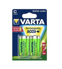 Varta Ready to Use 3000mAh C akumulators, 2 gab. cena un informācija | Baterijas | 220.lv