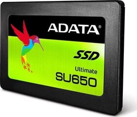 Adata ASU650SS-256GT-R цена и информация | Внутренние жёсткие диски (HDD, SSD, Hybrid) | 220.lv