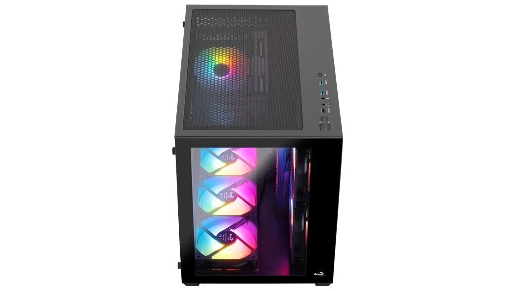 Aerocool Dryft Mini-BK-v1 cena un informācija | Datoru korpusi | 220.lv