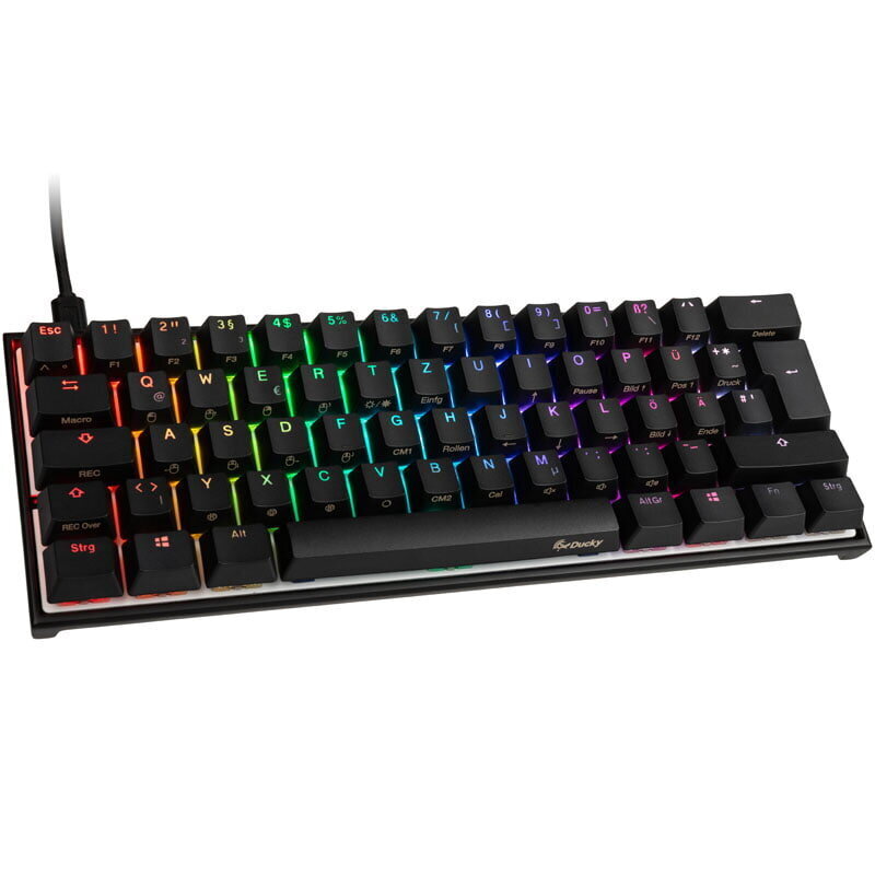 Ducky Mecha Mini MX-Blue RGB-LED (DKME2061ST-CDEPDAAT1) cena un informācija | Klaviatūras | 220.lv