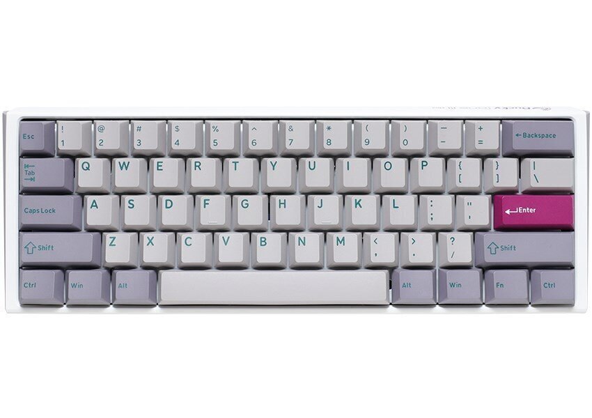 Ducky One 3 Mist Grey Mini RGB LED MX-Ergo-Clear (DKON2161ST-EUSPDMIWHHC2) cena un informācija | Klaviatūras | 220.lv