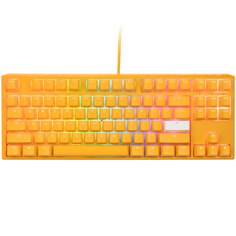 Ducky One 3 Yellow TKL RGB LED MX-Brown (DKON2187ST-BUSPDYDYYYC1) цена и информация | Klaviatūras | 220.lv